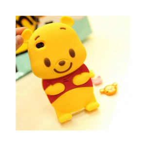 ShopEasy Pooh 3D Silicone Phone Case Cover For IPhone 7 Plus