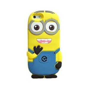 ShopEasy Minion 3D Silicone Phone Case Cover For IP7 Plus