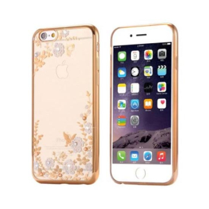 ShopEasy Flower Bling Rhinestone Clear TPU Case Iphone 7Plus