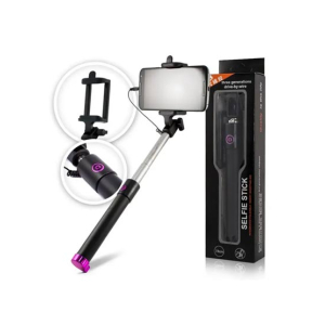 ShopEasy Folding Wired Selfie Stick Handheld Monopod