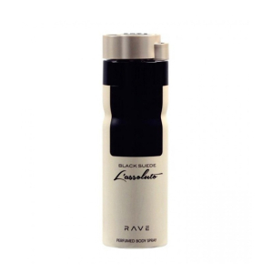 Rave L Assoluto Black Suede Body Spray For Men 200ml
