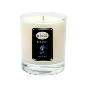Aromaflick Cool Water Soy Glass Candle 100 Gram