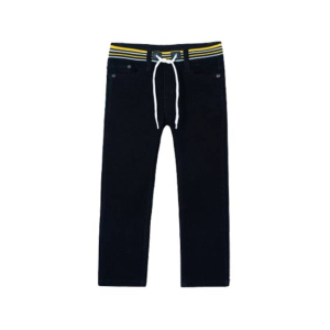 HnH Marketing Adjustable Stretch Navy Jeans For Men-Black-2-3 Year