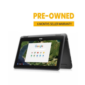 Dell 3189 Convertible Chromebook 11.6 inches HD IPS Touch Screen Intel Celeron N3060 Up to 2.48GHz, 4GB Ram 16GB / 32GB SSD HDMI WiFi, Webcam Chrome OS Free Laptop Bag