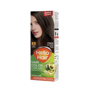 Golden Pearl Hello Hair Cream - Dark Brown 3
