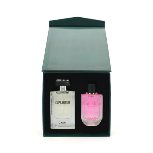 Crafts Scents Explorer and Pink Skies Perfume Gift Set For Unisex