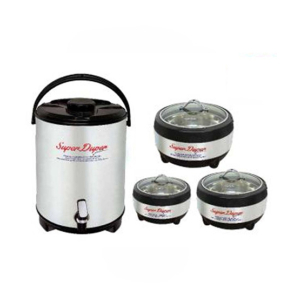 Easy Shop 3 Hotpot & 1 Cooler Set Of 4 (1343)