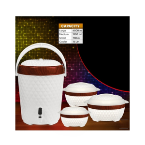 Easy Shop 3 Hotpot And 1 Cooler Set Of 4 (1290)