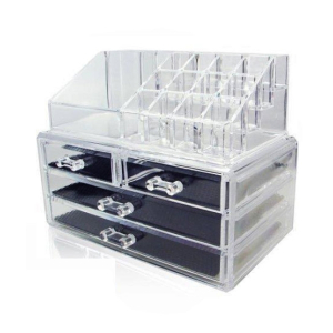 Easy Shop Acrylic Cosmetic Organizer And Lipstick Holder