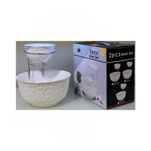 Easy Shop Chip & Dip 2 Layer Dish With Stand (0789)