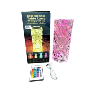 Easy Shop Crystal Diamond Table Lamp 16 Color Changing Touch Lamp