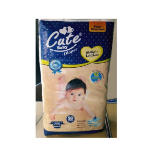 Easy Shop Cute Baby Diaper Large (Pack Of 50)