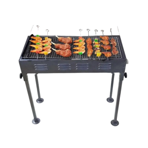 Easy Shop Portable Barbecue Stainless Steel Stove Grill Stand
