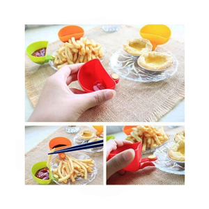 Easy Shop Sauce Clipper With Plate Pack Of 4