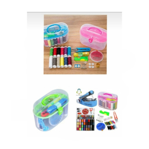 Easy Shop Sewing Box For Home Use Blue