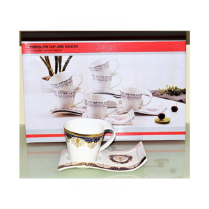 Easy Shop Solecasa Tea Wavy Mug & Saucer Set (0946)
