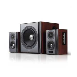Edifier Wireless Bookshelf Speakers Brown (S350DB)