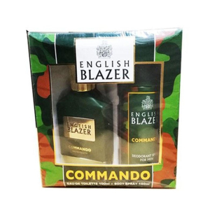English Blazer Commando Gift Set Eau De Toilette For Men