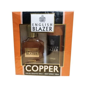 English Blazer Copper Gift Set Eau De Toilette For Men