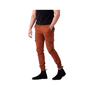 Fashion Trendz Six Pocket Cargo Trousers for Men-Light Pink-30