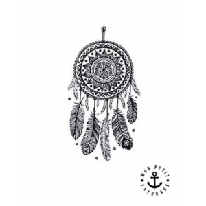 Ferozi Traders Fashion Waterproof Tattoo Black