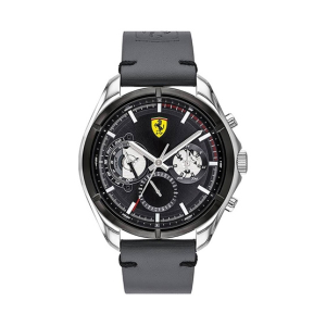 Ferrari Scuderia Leather Men's Watch Black (830753)