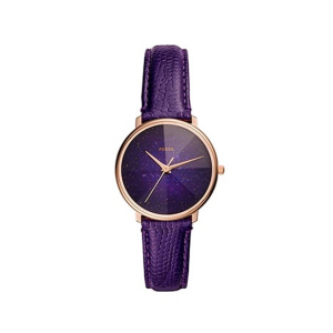 Fossil Prismatic Galaxy Three-Hand Women's Watch Purple Lizard (ES4727)