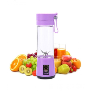 Sasti Market Portable USB Rechargeable Juicer Blender Purple (0053)