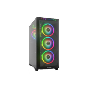 Gamdias Athena M1 Elite RGB Tempered Glass Mid-Tower Gaming Case Black