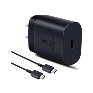 Gear Link 2 In 1 Super Fast Charger with USB Cable Black