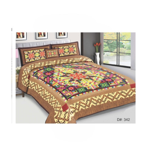 Gilani Store King Size Double Bed Sheet With Set