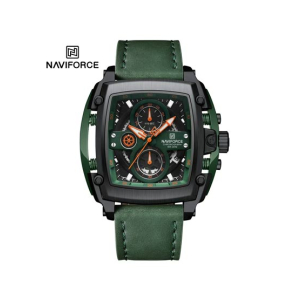 Naviforce Nitro Chronograph Watch For Men Green (NF-8067-3)