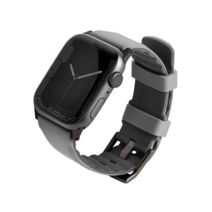 Uniq Linus Airosoft Silicone Strap For Apple Watch Series 1-8 Grey