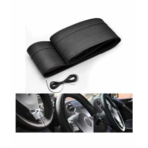 Godzilla Stitching Car Steering Cover Grey