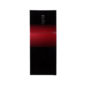 Haier Digital Inverter Turbo Freezer-On-Top Refrigerator 14 Cu Ft Black (HRF-438IDB)