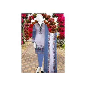 Hayats Shop Unstitched Lawn Collection 3 Piece (0006)