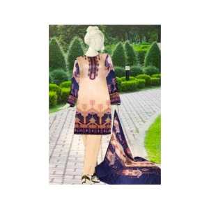 Hayats Shop Unstitched Lawn Collection 3 Piece (0010)