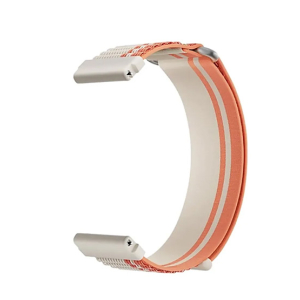 Haylou Braided Nylon and Polyester Strap For Haylou Watch R8 - 22mm-Starlight Orange