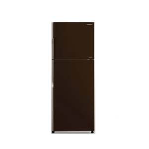 Hitachi Stylish Line Glass Series Refrigerator Glass Brown 14 Cu ft (R-VG460P8M)
