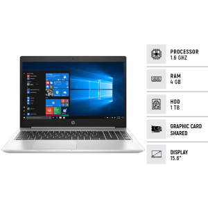HP ProBook 450 G7 15.6" Core i5 10th Gen 4GB 1TB Laptop - 1 Official Warranty