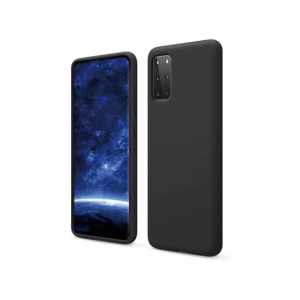X Fitted Liquid Silicon Case For Galaxy S20 Plus Black (AMT-0228)