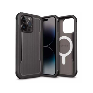 Raptic Fort MagSafe Case For iPhone 14 Pro Charcoal (AMT-8499)