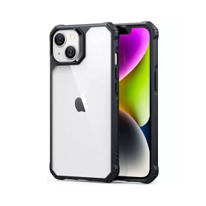 ESR Air Armor Rugged Case For iPhone 14 Plus - Clear Black (AMT-9503)