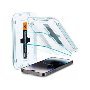Spigen EZ Fit Screen Protector Case For iPhone 14 Pro Pack Of 2 (AGL05214)