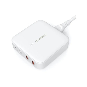 Choetech 100W GAN 4 Ports Desktop Charger White – (PD8008)