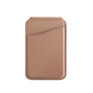 Uniq Coehl Esme Magnetic Card Holder With Mirror Dusty Nude