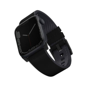 Uniq Starden Genuine Leather Strap For Apple Watch Series 1-8 Black