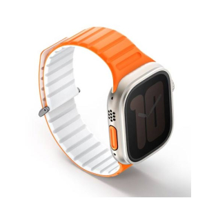Uniq Revix Evo Magnetic Strap For Apple Watch Series 1-8 Orange/White