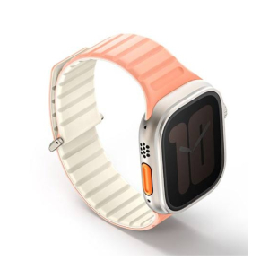 Uniq Revix Evo Magnetic Strap For Apple Watch Series 1-8 Pink/Ivory
