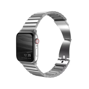 Uniq Strova Steel Strap For Apple Watch Ultra Series 1-8 Silver